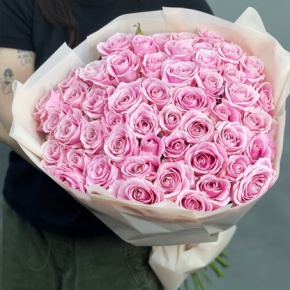 Букет из 55 роз Аваланж (60 см) в Зарайске