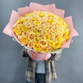 Букет "Май лайф" из 101 розы (50 см) в Зарайске