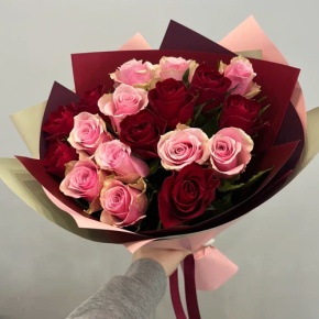 Букет "Вечность" из 17 роз кения (40 см) в Зарайске