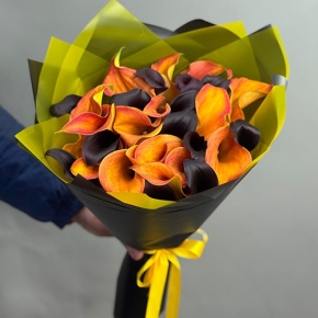 Букет "Карамель" из 29 калл в Зарайске
