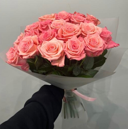 Букет из 21 розовой розы (50 см) в Зарайске