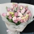 Букет "Крем сода" из роз, эустом и хамелациума в Зарайске Букет "Крем сода" из роз, эустом и хамелациума в Зарайске