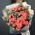 Букет "Фортуна" из коралловых роз и оксипеталума в Зарайске Букет "Фортуна" из коралловых роз и оксипеталума в Зарайске