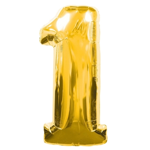 Шар гелиевый цифра 1 (40х102 см) в Зарайске