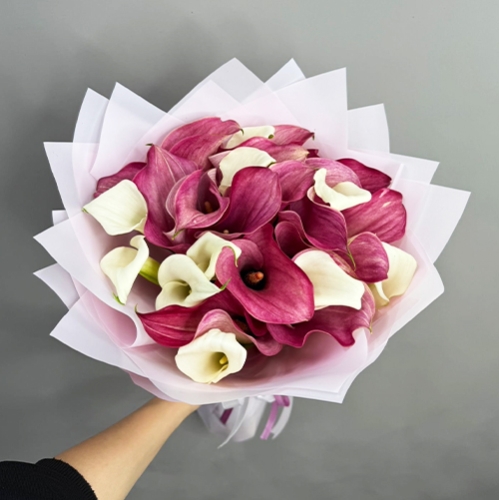 Букет из 25 нежных калл в Зарайске