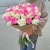 Букет из 51 розовой и белой розы (50 см) в Зарайске Букет из 51 розовой и белой розы (50 см) в Зарайске