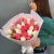 Букет из 25 кораллово-белых тюльпанов в Зарайске
