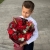 Букет с георгинами, розами и леукадендроном в Зарайске Букет с георгинами, розами и леукадендроном в Зарайске