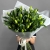 Букет из 15 белых лилий в Зарайске Букет из 15 белых лилий в Зарайске